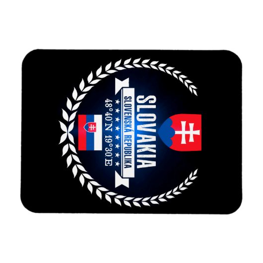 Slowakije Magneet (Horizontaal)