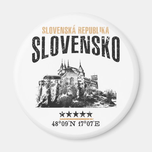 Slowakije Magneet (Voorkant)