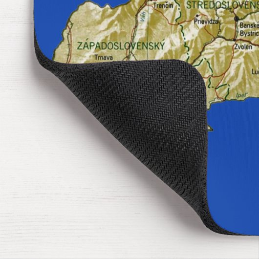 Slowakije Map Mousepad Muismat (Hoek)