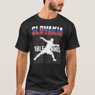 Slowakije pingelt Pong Slowaakse Tennis Team Suppo T-shirt