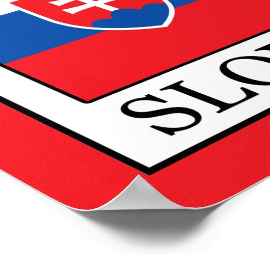 Slowakije Poster (Hoek)