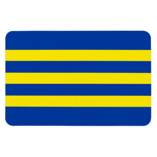 slowakije provincie Trnavsky vlaggebied blauw geel Magneet