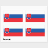 SLOWAKIJE RECHTHOEKIGE STICKER (Vel)