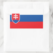 SLOWAKIJE RECHTHOEKIGE STICKER (Tas)