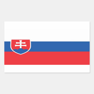 SLOWAKIJE RECHTHOEKIGE STICKER
