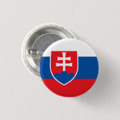 Slowakije Ronde Button 3,2 Cm (Voorkant /achterkant)