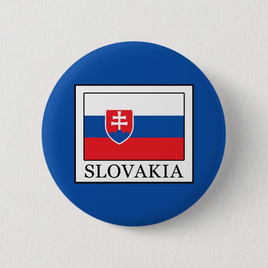 Slowakije Ronde Button 5,7 Cm (Voorkant)