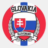 Slowakije Ronde Sticker (Voorkant)