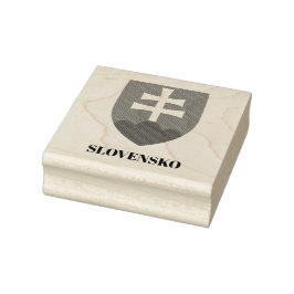 Slowakije (Slovensko) Wapenschild Houten Stempel