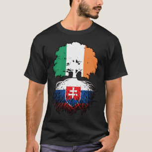 Slowakije - slowaaks - Iers - bomen - vlag T-shirt