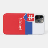 Slowakije Slowaakse Vlag Embleem Europa Case-Mate iPhone Case (Achterkant (horizontaal))