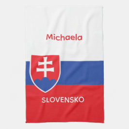 Slowakije Slowaakse Vlag Embleem Europa Theedoek
