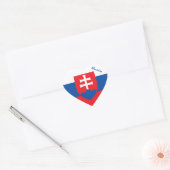 Slowakije Sticker, Hart, Patriottische Vlag van Sl Hart Sticker (Envelop)