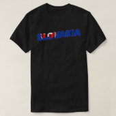 Slowakije  stijl retro souvenir 2 t-shirt (Design voorkant)