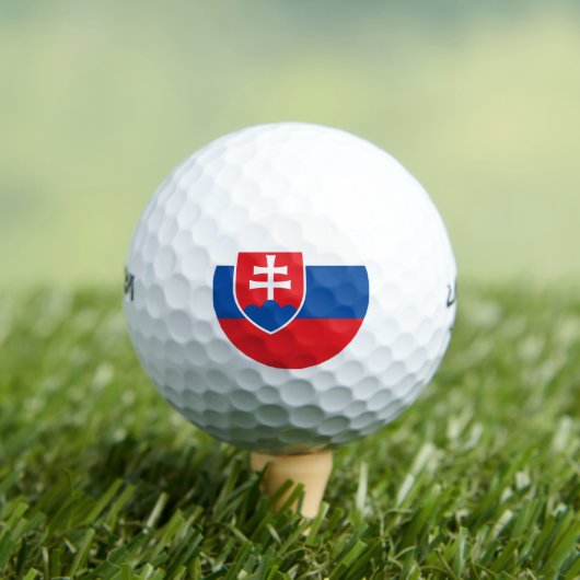 Slowakije Vlag Golfballen (Insitu Shirt)