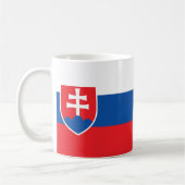 Slowakije Vlag Keramische Koffie Mok (Links)