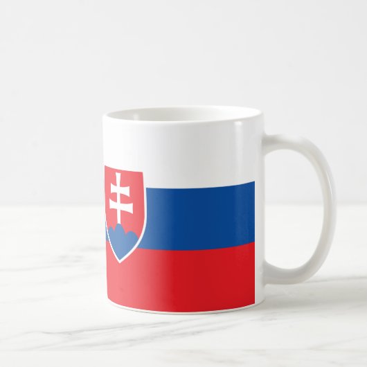 Slowakije Vlag Keramische Koffie Mok (Rechts)