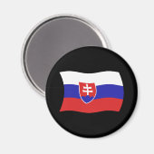 Slowakije vlag Magnet (Voorkant / Achterkant)
