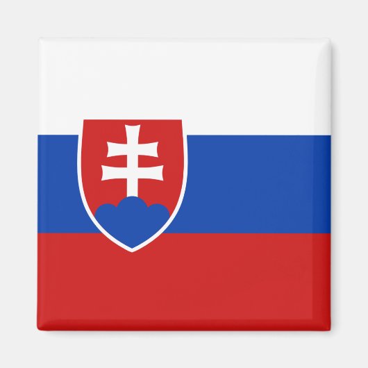 Slowakije vlag Magnet (Voorkant)