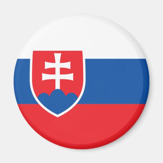 Slowakije vlag Magnet (Voorkant)