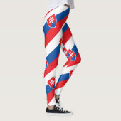 Slowakije vlag Slowaaks patriottisch Leggings (Rechts)