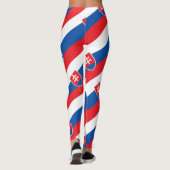 Slowakije vlag Slowaaks patriottisch Leggings (Achterkant)