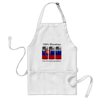 Slowakije Vlag Spice Jars Apron Standaard Schort