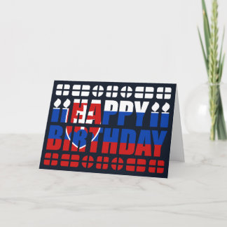 Slowakije Vlag Verjaardag Kaart