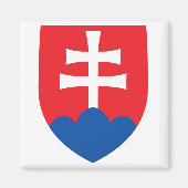 Slowakije Wapenmagneet Magneet (Voorkant)