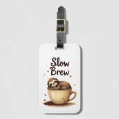 slowbrew koffiesleuf bagagelabel (Voorkant (verticaal))