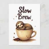 slowbrew koffiesleuf briefkaart (Voorkant)