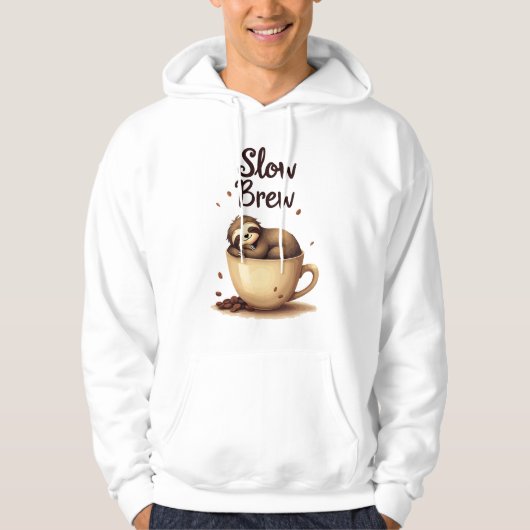slowbrew koffiesleuf hoodie (Voorkant)