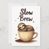 slowbrew koffiesleuf kaart (Voorkant)