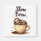 slowbrew koffiesleuf magneet (Voorkant)
