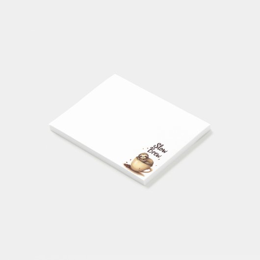 slowbrew koffiesleuf post-it® notes (Schuin)