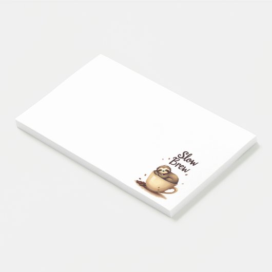 slowbrew koffiesleuf post-it® notes (Schuin)