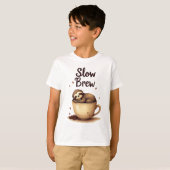 slowbrew koffiesleuf t-shirt (Voorkant volledig)