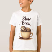 slowbrew koffiesleuf t-shirt (Voorkant)