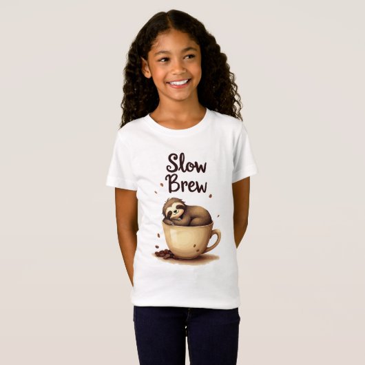 slowbrew koffiesleuf t-shirt (Voorkant volledig)