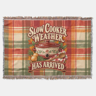 Slowcookerweer Vintage Herfst Plaid Deken