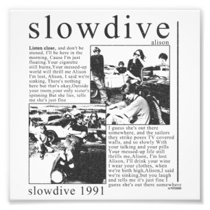 slowdive 3 foto afdruk