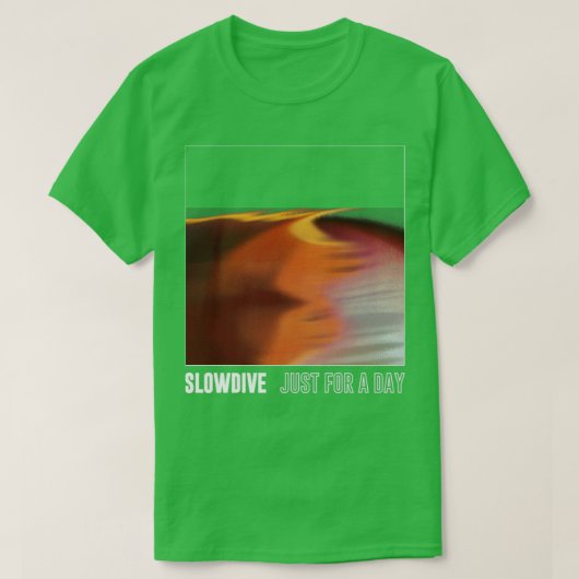 Slowdive 90s Style Dreampop Fan Art Design T-shirt (Design voorkant)