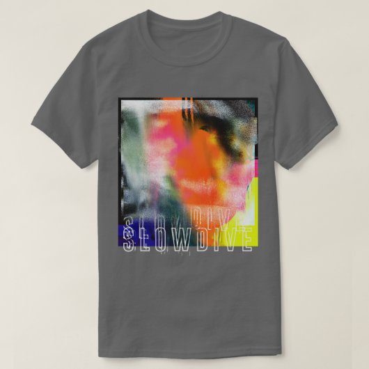 Slowdive Dreampop Fan Art Design T-shirt (Design voorkant)