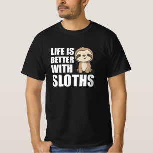 Sloweide Liefde Levensduur Stomme dieren Lazy T-shirt