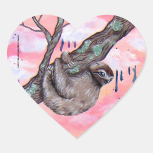 Sloweliefde Hart Sticker