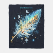 Slowflake helling fleece deken (Voorkant)