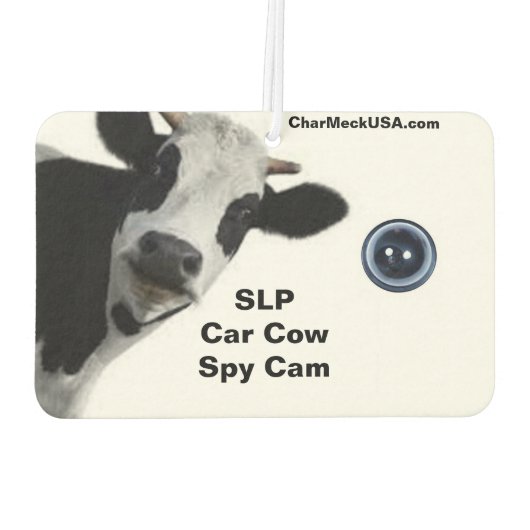 SLP Auto Koe Spy Cam Luchtverfrisser (Achterkant)