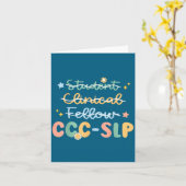 Slp , Ccc Slp , Speech Pathologist Graduation , Ne Kaart (Gele Bloem)