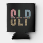 SLP-cheetah-afdrukcadeau Spraaktaalpatholoog Blikjeskoeler (Voorkant)