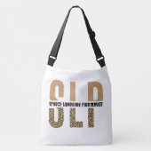 SLP-cheetah-afdrukcadeau Spraaktaalpatholoog Crossbody Tas (Voorkant)